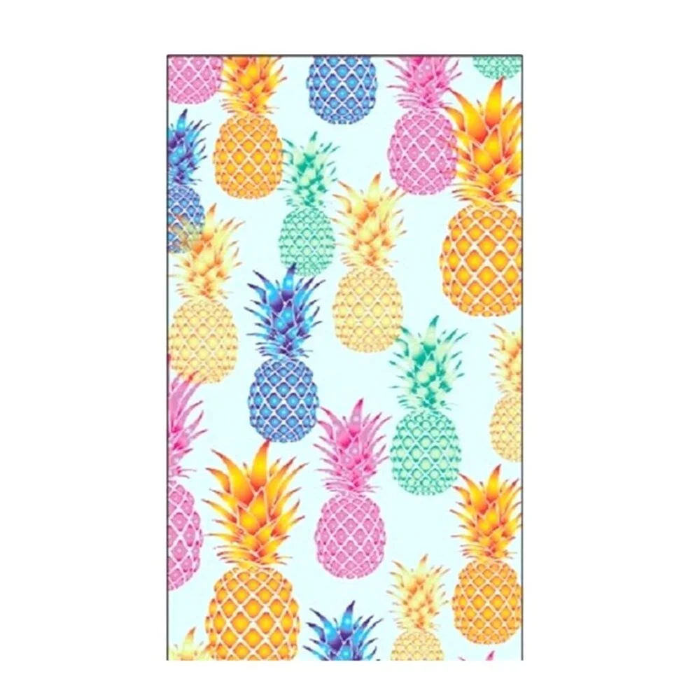 Pineapple Cotton Large Beach Towel Bath Home Bathroom 60x30 Tropical Island